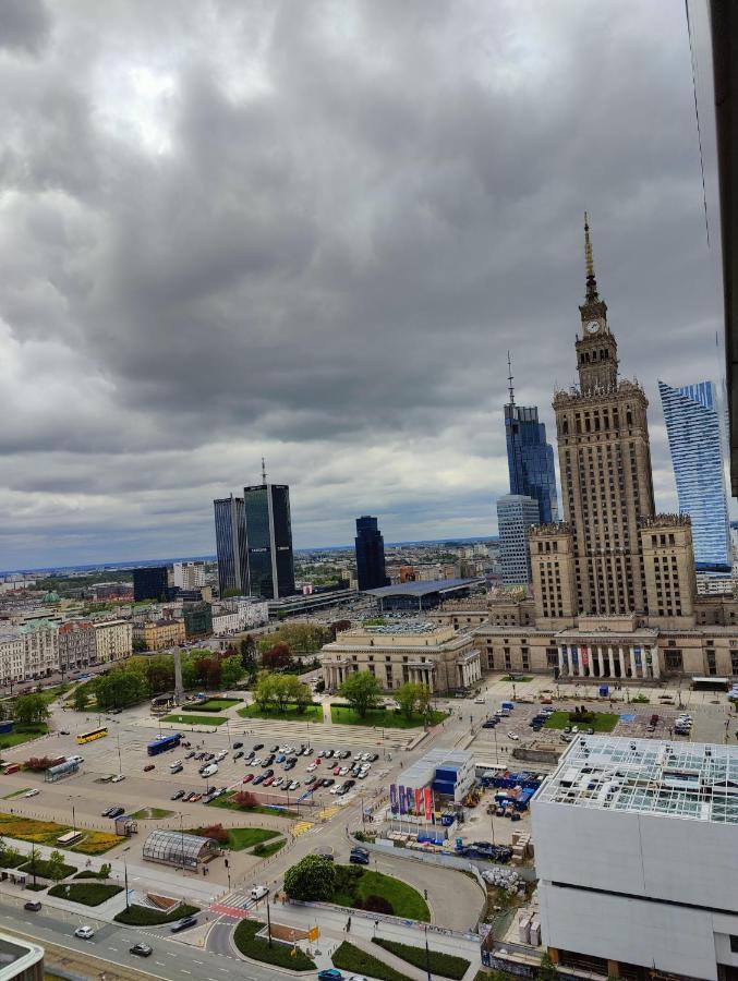 23Rd Floor 3Br Apt With Views Of Warsawa Bagian luar foto